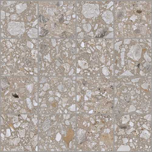 Декор Cerim 772555 Match Up Earl Grey Mix Glossy Mosaico 6mm 7.5x7.5 30x30