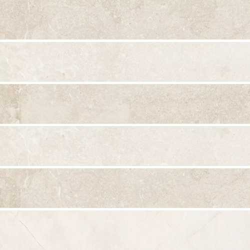 Декор Cerim 767169 Elemental White Limestone Mosaico 3D Nat 30x30