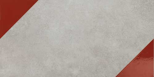 Декор Cedit 752784 Matrice Trama 3 G6 Rosso Ret 40x80