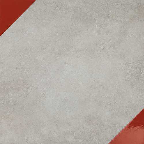Декор Cedit 752775 Matrice Trama 3 F5 Rosso Ret 80x80