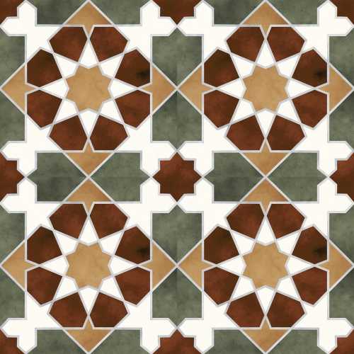 Керамогранит NiceKer Rabat Green Pre-cut Matt 45.2х45.2