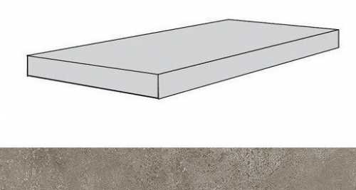 Ступень Атлас Конкорд Россия 620070001392 Drift Light Grey Scal.80 Ang.Dx/Дрифт Лайт Грей Ступ.80 Угл.Пр 33x80