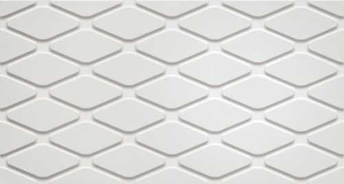 Плитка Атлас Конкорд Россия 600010002253 3D White Rhombus Matt/3Д Вайт Ромбус Матт 30.5x56