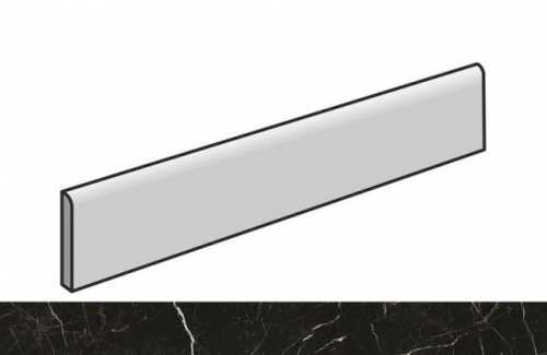 Атлас Конкорд Россия 610130004650 Allure Imperial Black Battiscopa/Аллюр Империал Блэк Плинтус 7.2X80