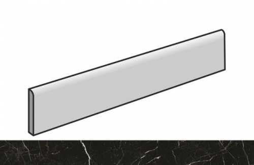 Атлас Конкорд Россия 610130004646 Allure Imperial Black Battiscopa/Аллюр Империал Блэк Плинтус 7.2X60