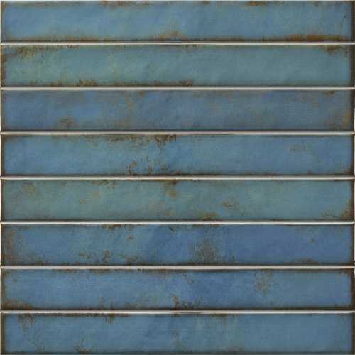 Плитка La Platera Brick Raku Turquoise 35x35