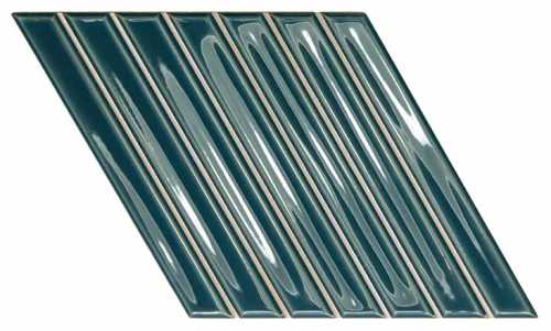 Плитка Wow 135015 Spike Bars A Peacock Blue 15x25